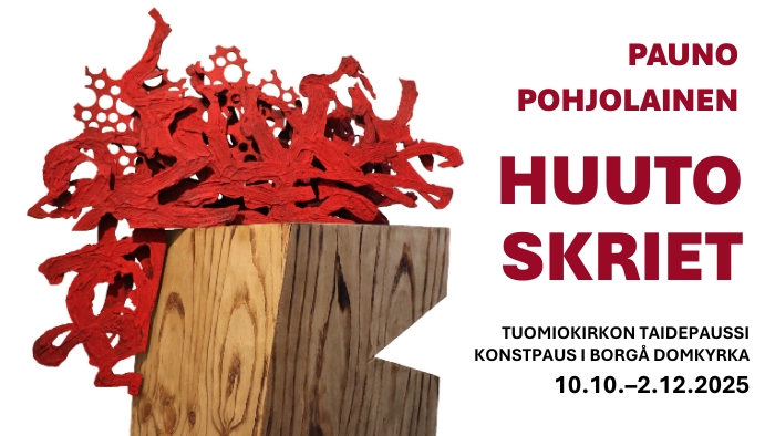 Pauno Pohjolainens konstverk Skriet (2024).