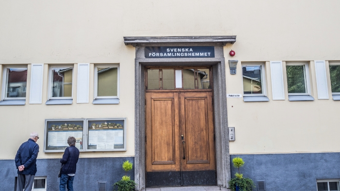 Församlingshem på Runebergsgatan.