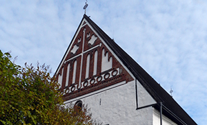 Gaveln av Borgå domkyrka.