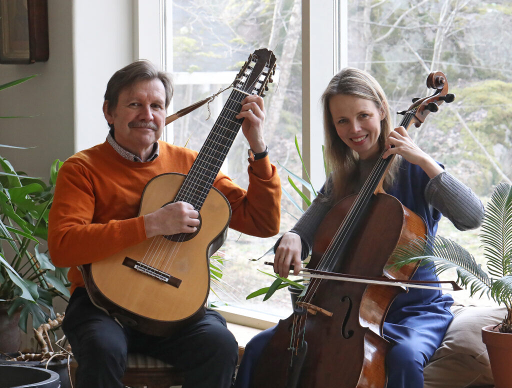 Sommarmusik i Domkyrkan Pentti Hilden och Helen Lindén-Pons.