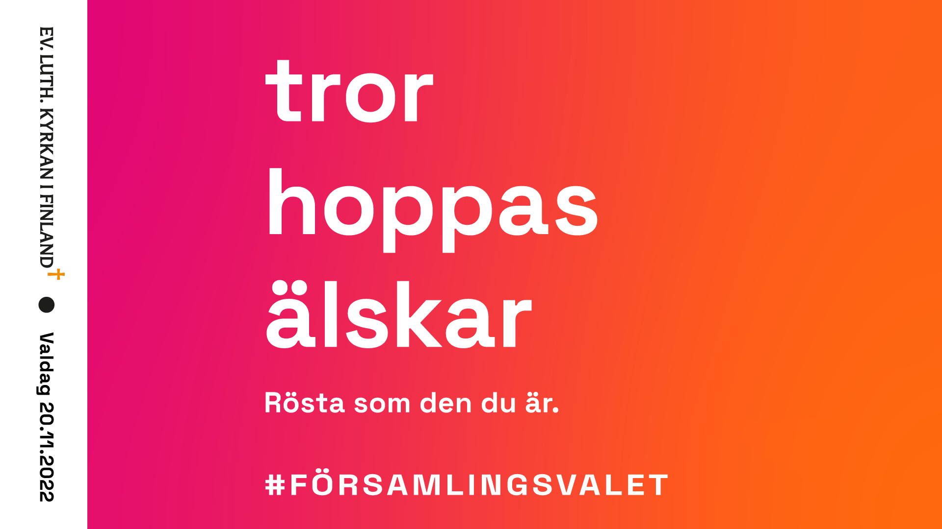 Rosa bild om församlingsvalet.