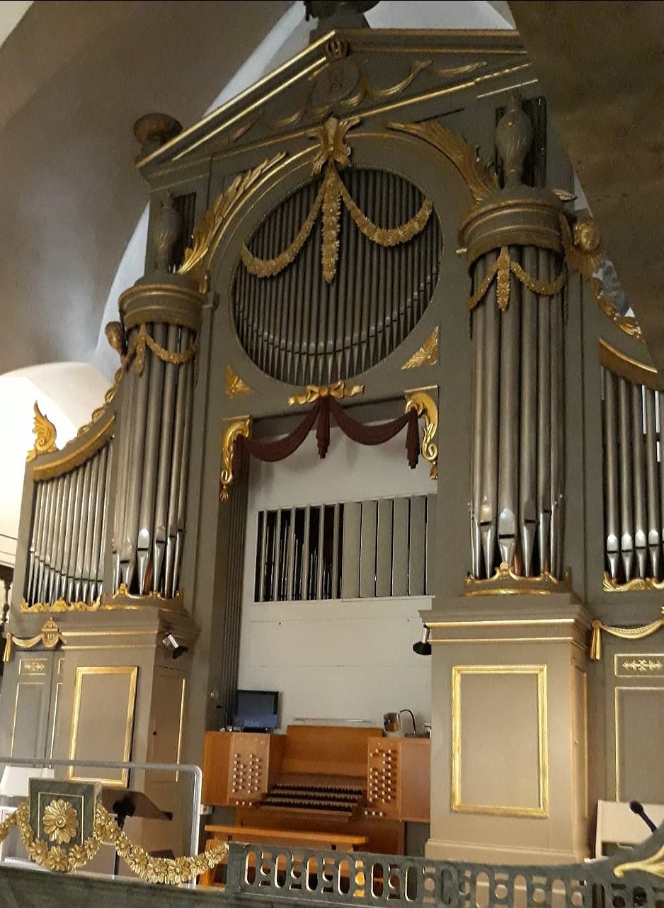 Orgeln i Borgå domkyrka.