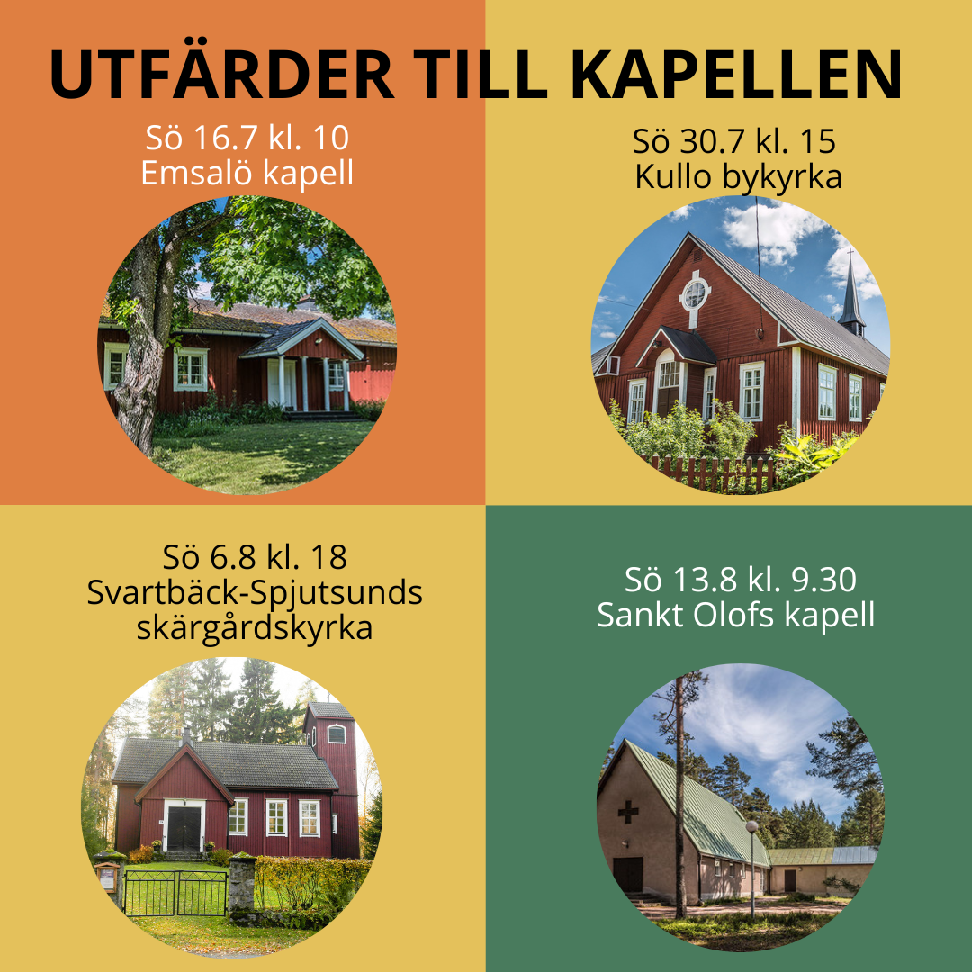 Bild av kapellen i byarna.