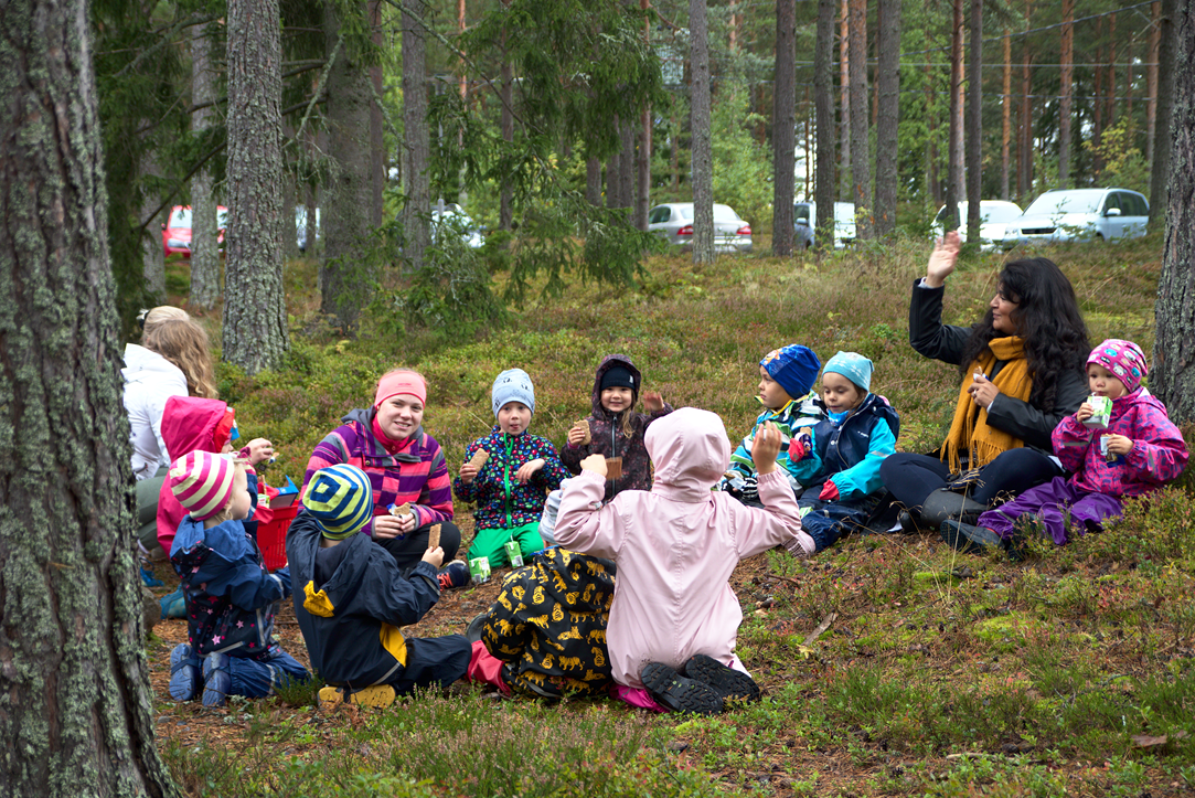 Familjedag på Pellinge Kläder enligt väder!
