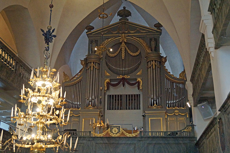 Orgelkvart Orgeln i Borgå domkyrka.