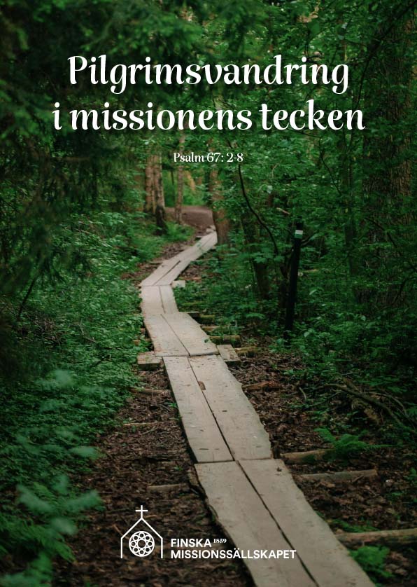 Pilgrimsvandring i missionens tecken bild på vandringsled.