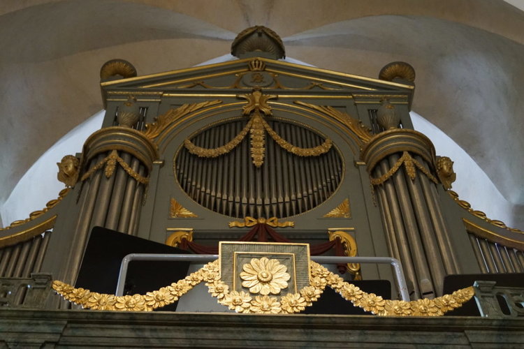 Orgeln i Borgå domkyrka.