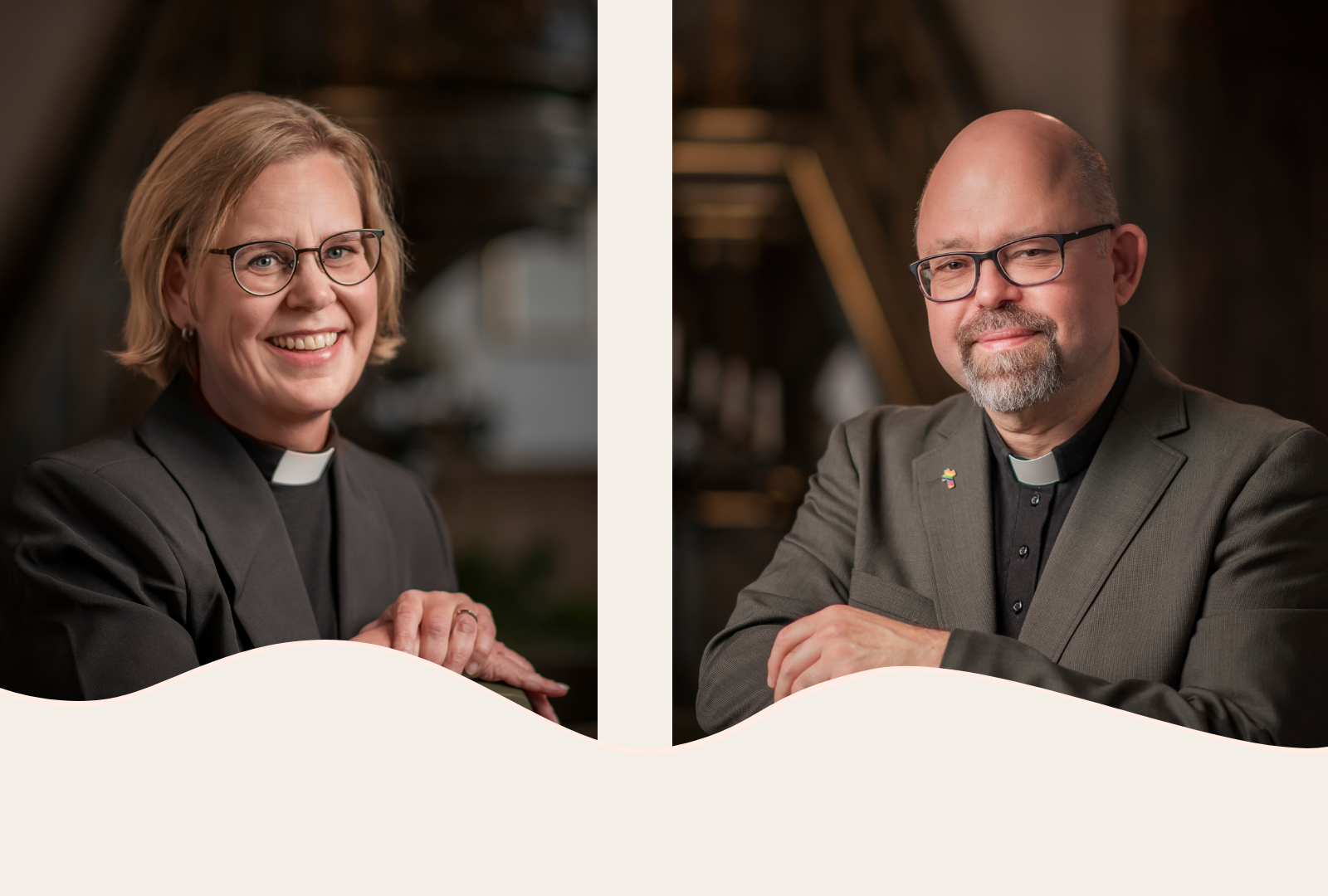 Camilla Ekholm och Karl af Hällström.